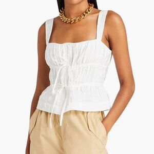Jonathan Simkhai Abilene sateen top